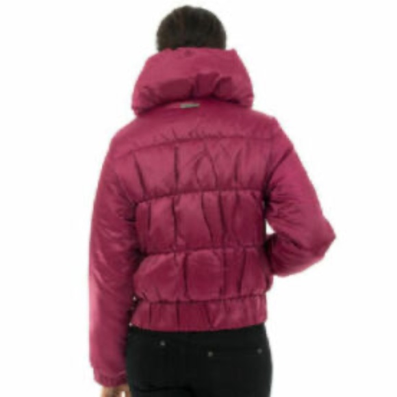 NEW Y2K Kimora Lee Baby Phat Quilted Coat Puffer Jacket Pink XL - Picture 4 of 17